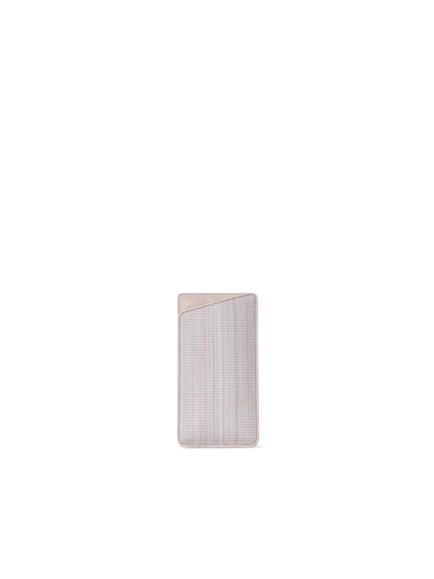 Designer Brillenetui aus Rosshaar und Leder - Beige