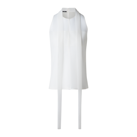 Ärmellose Techno-Bluse mit Schleife