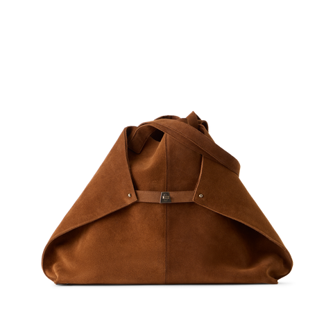 Ai XL Schultertasche aus Veloursleder