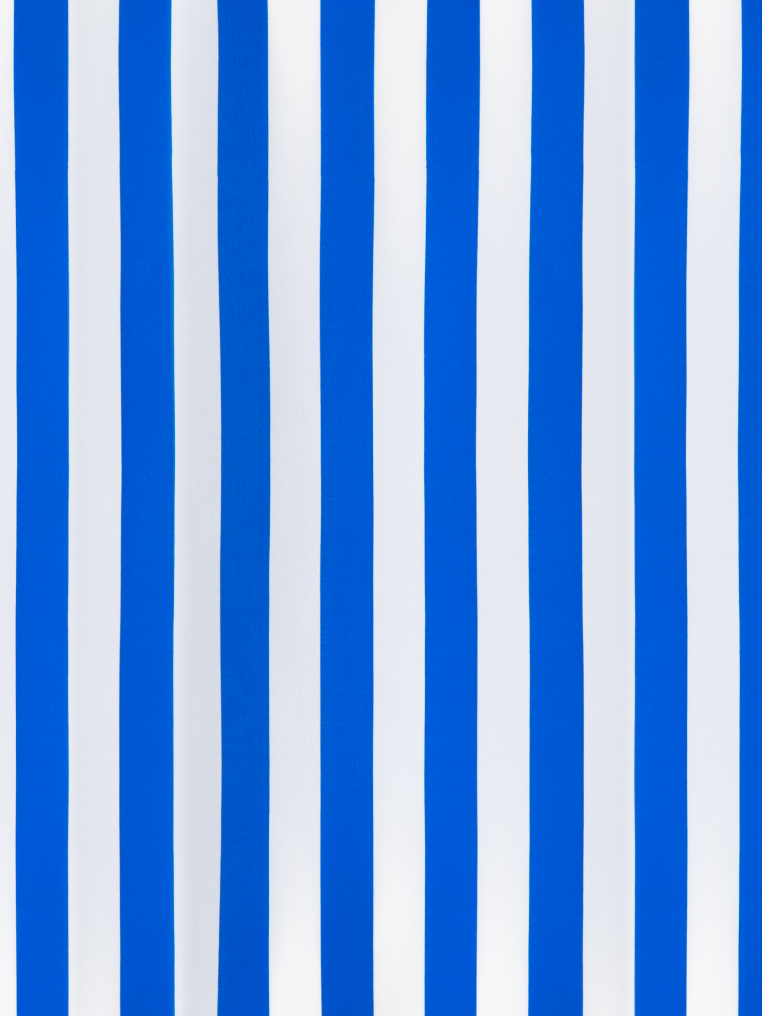 Designer Seidenbluse mit Deck Chair Stripe Druck - Blau - Bunt - Weiss