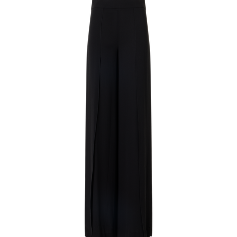 Fellia Weit Ausgestellt Hose aus Seidengeorgette