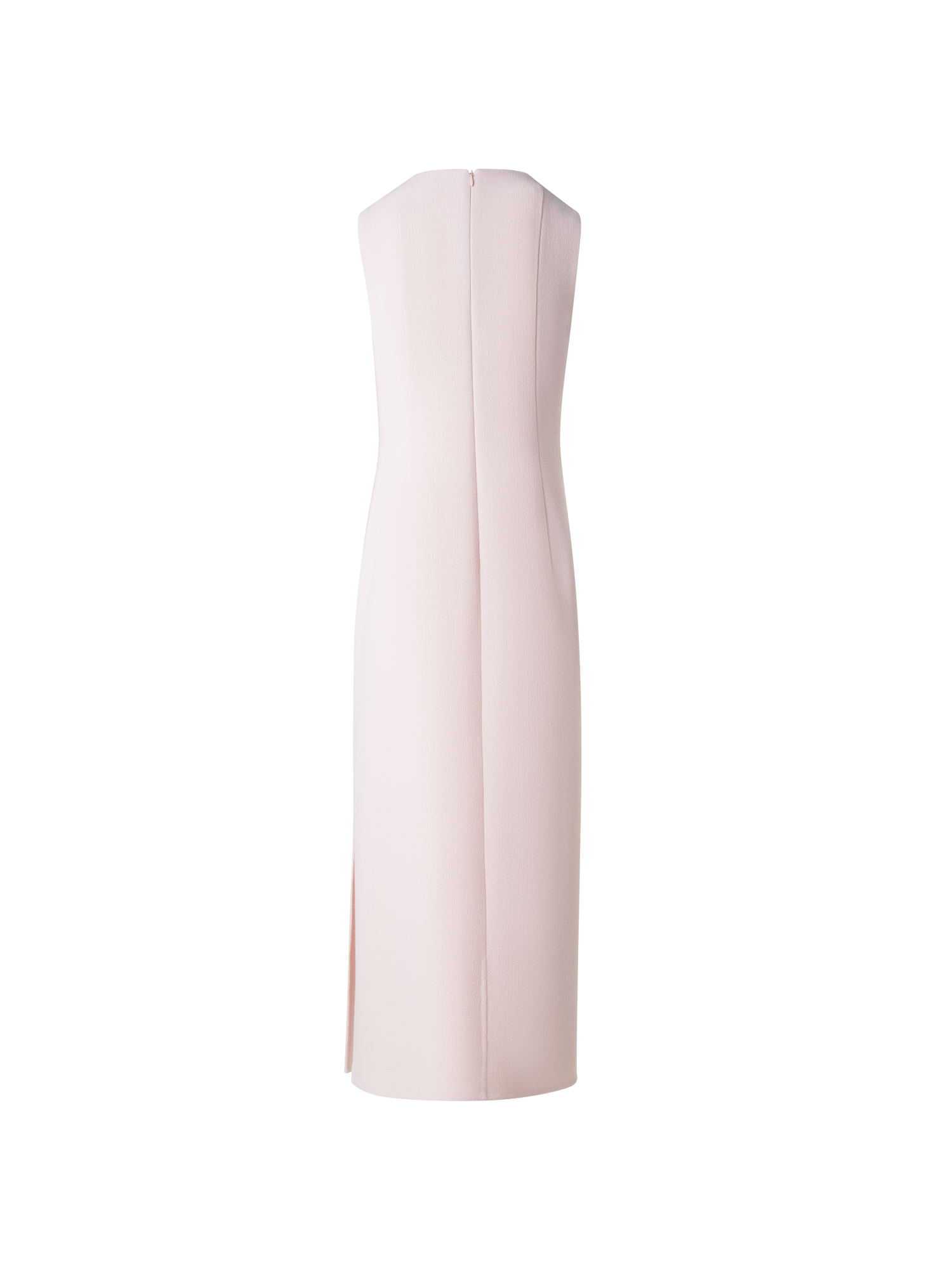 Designer Midi-Etuikleid aus Woll-Doubleface - Rosa