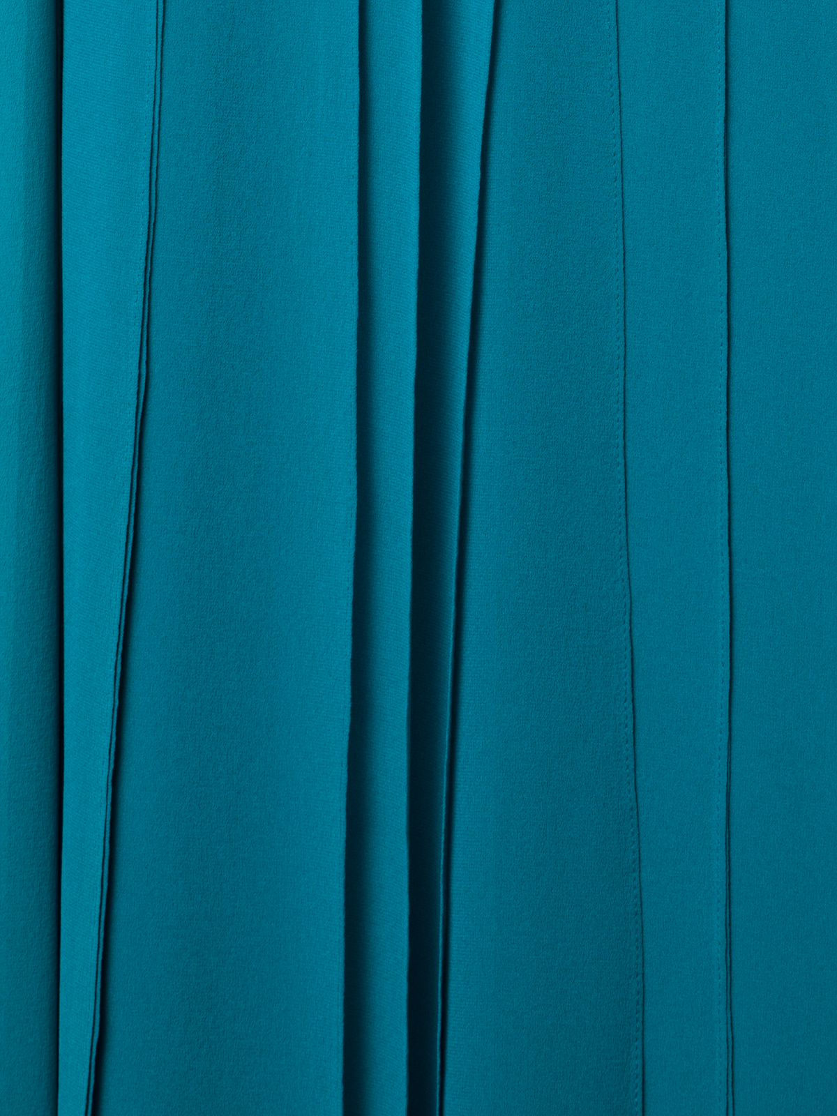 Designer Langes Seidenkleid mit losen Bändern - Blau