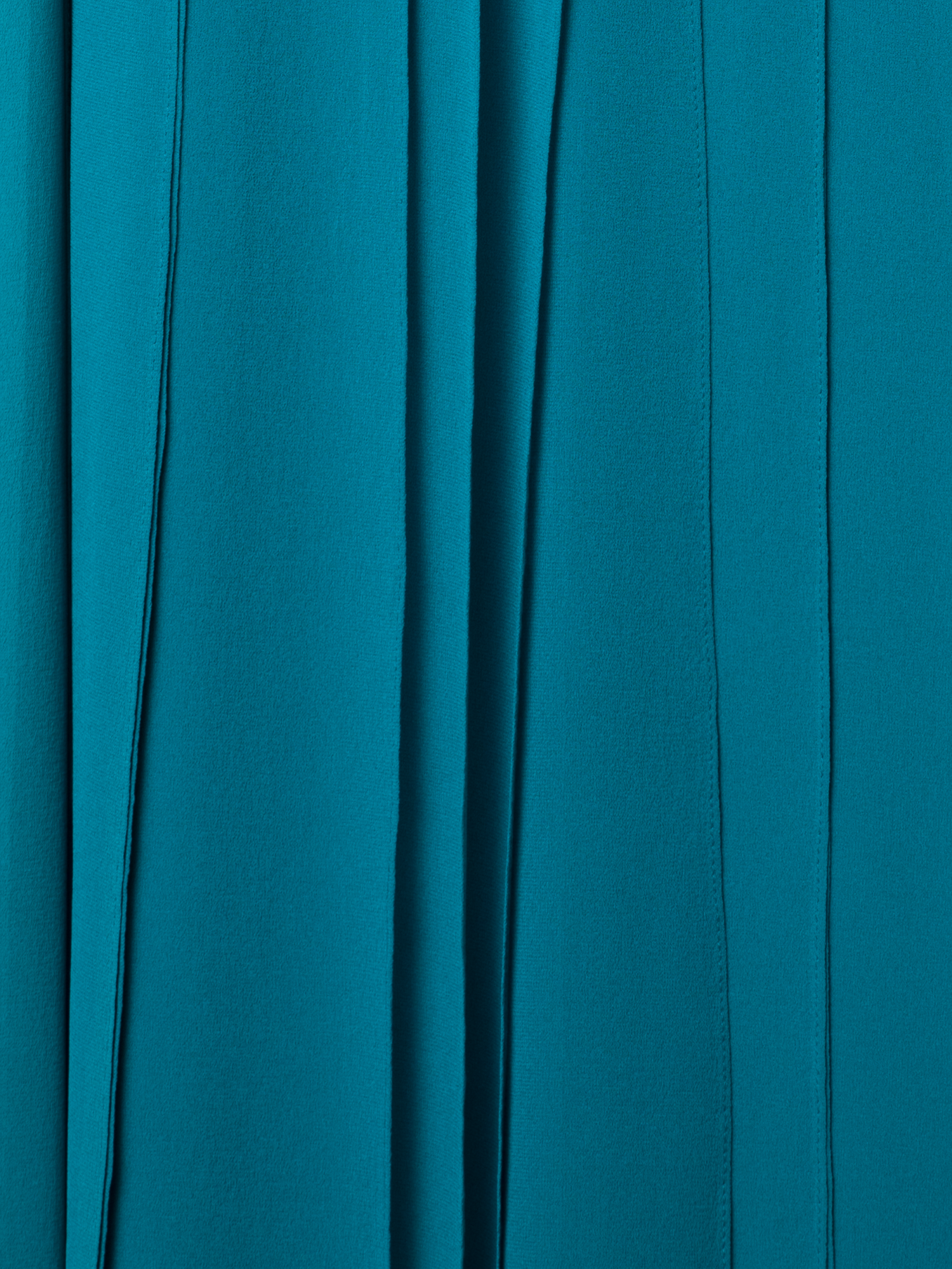 Designer Langes Seidenkleid mit losen Bändern - Blau