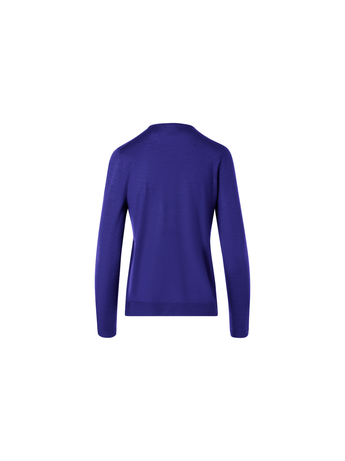 Designer Langärmeliger Strickpullover aus Kaschmir-Seide - Violett