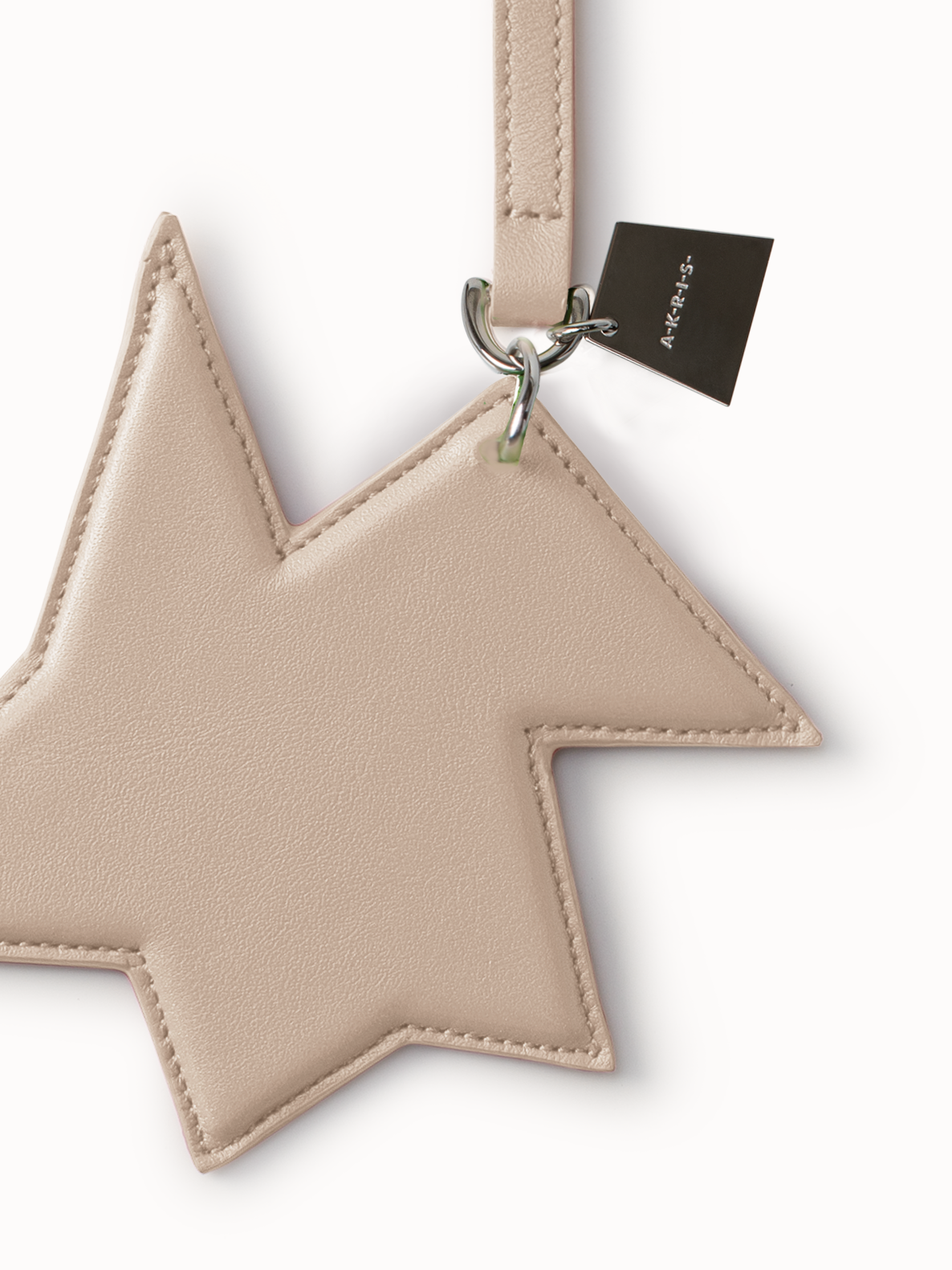 Designer charm doll in printed softcalf leather, 6,5 x 15 cm