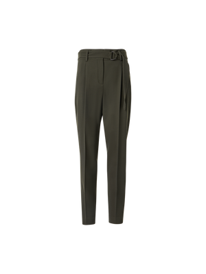 Designer Fred Tapered Hose aus Woll-Tricotine - Grün