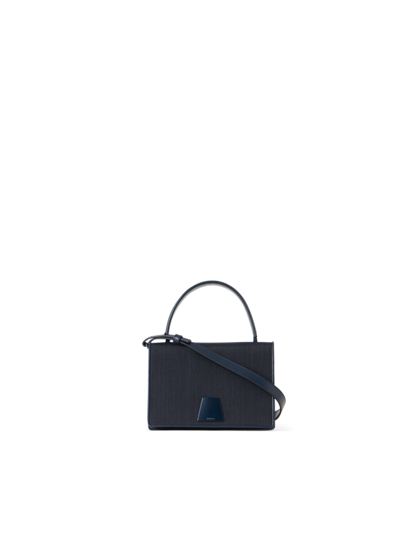Designer Alice Small Top Handle Tasche - Dunkelblau - Blau