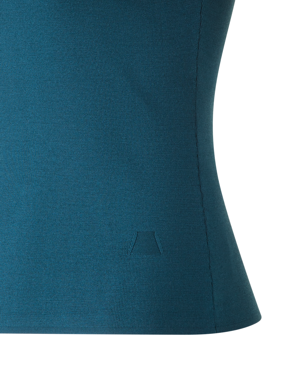 Designer Strick-Tank-Top aus Seiden-Stretch - Grün