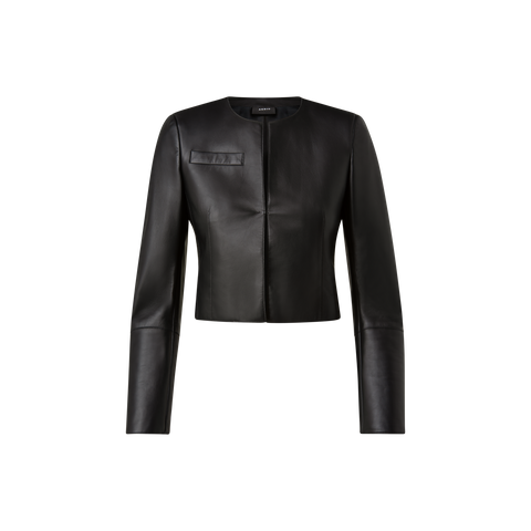 Kurze Lederjacke
