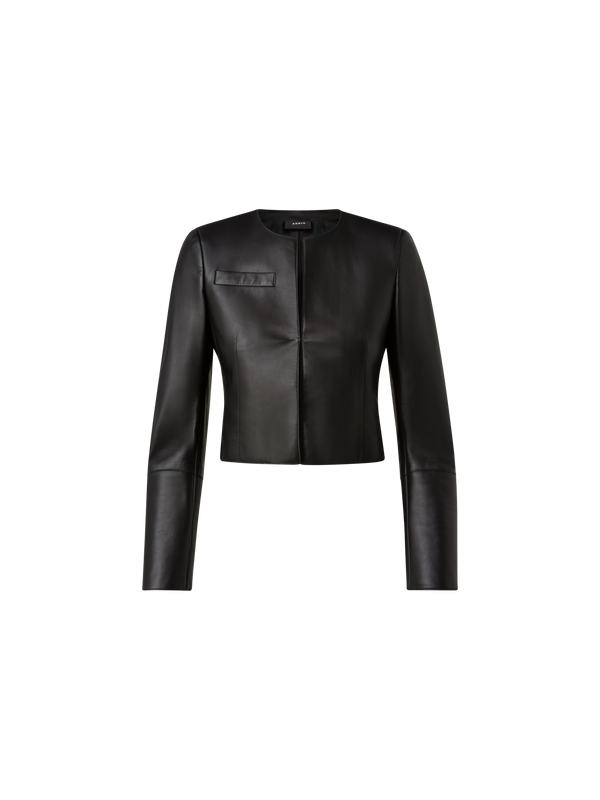 Cropped Leather Jacket – Akris CH
