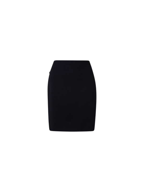 Designer Bleistiftrock aus Jersey - Schwarz