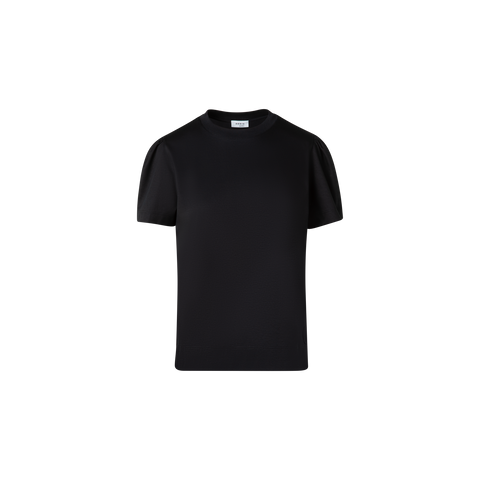 T-Shirt mit Puffärmeln aus Baumwoll-Jersey