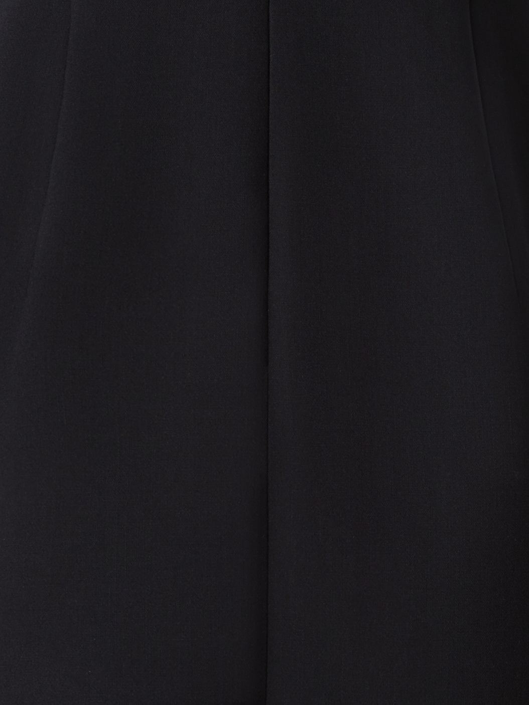 Designer Etuikleid mit Tüll-Tailleneinsatz - Schwarz