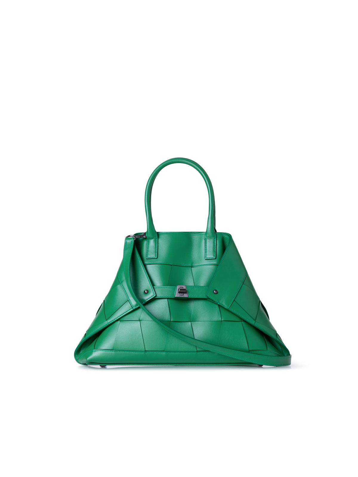 Designer Ai Small Top Handle Tote - Grün