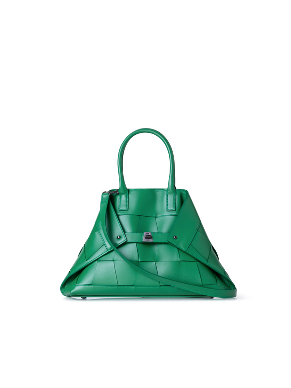 Designer Ai Small Top Handle Tote - Grün