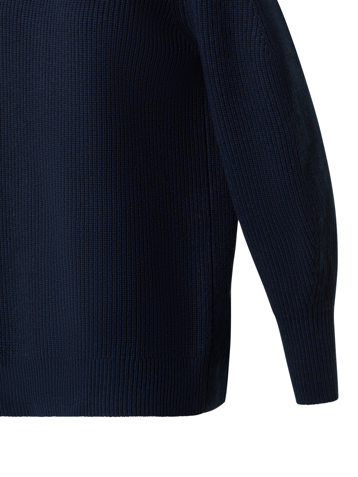 Designer Rollkragenpullover aus Wolle-Kaschmir-Mischung - Dunkelblau - Blau