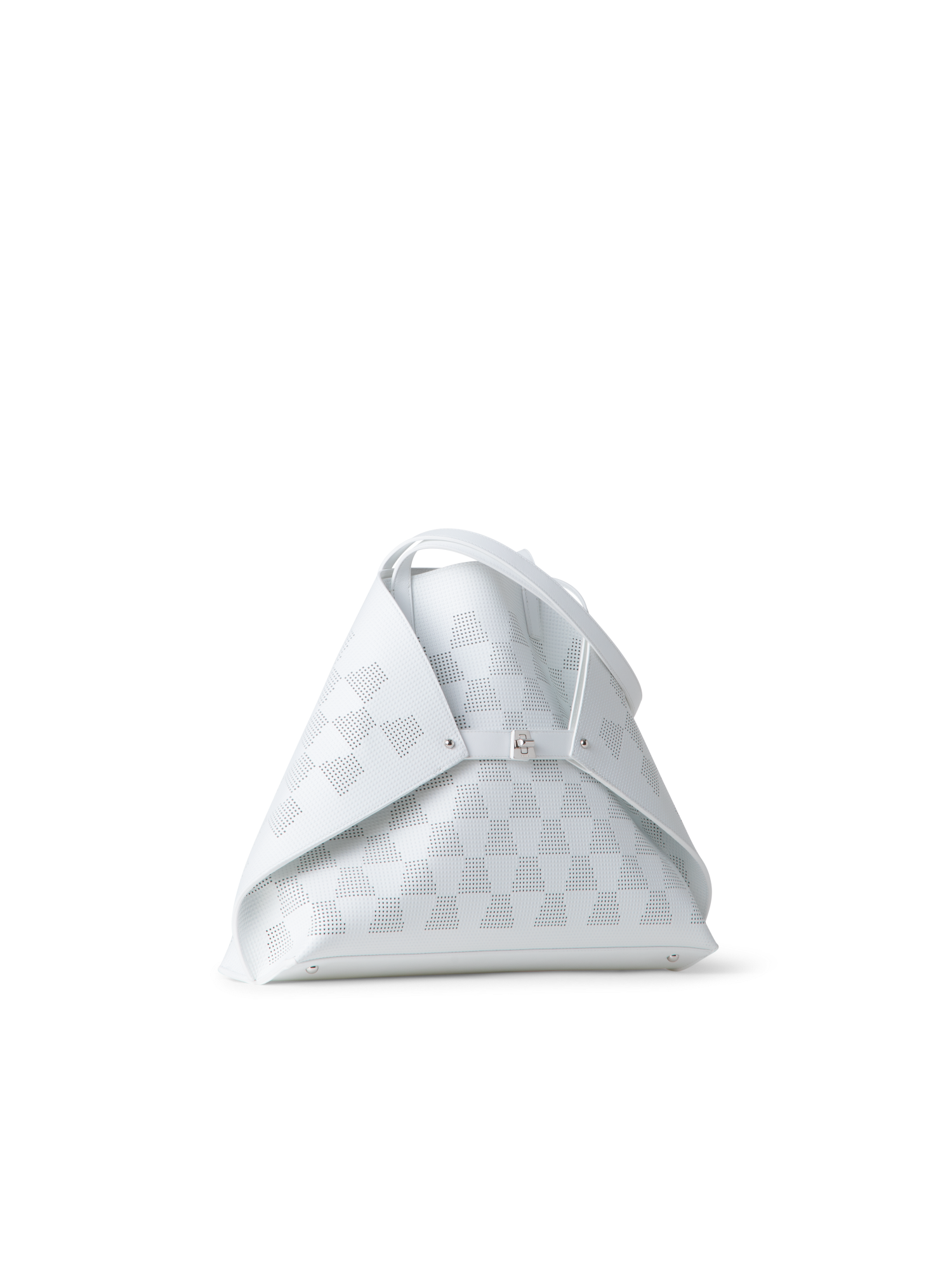 Designer Ai Medium Shoulder Tote - Weiss