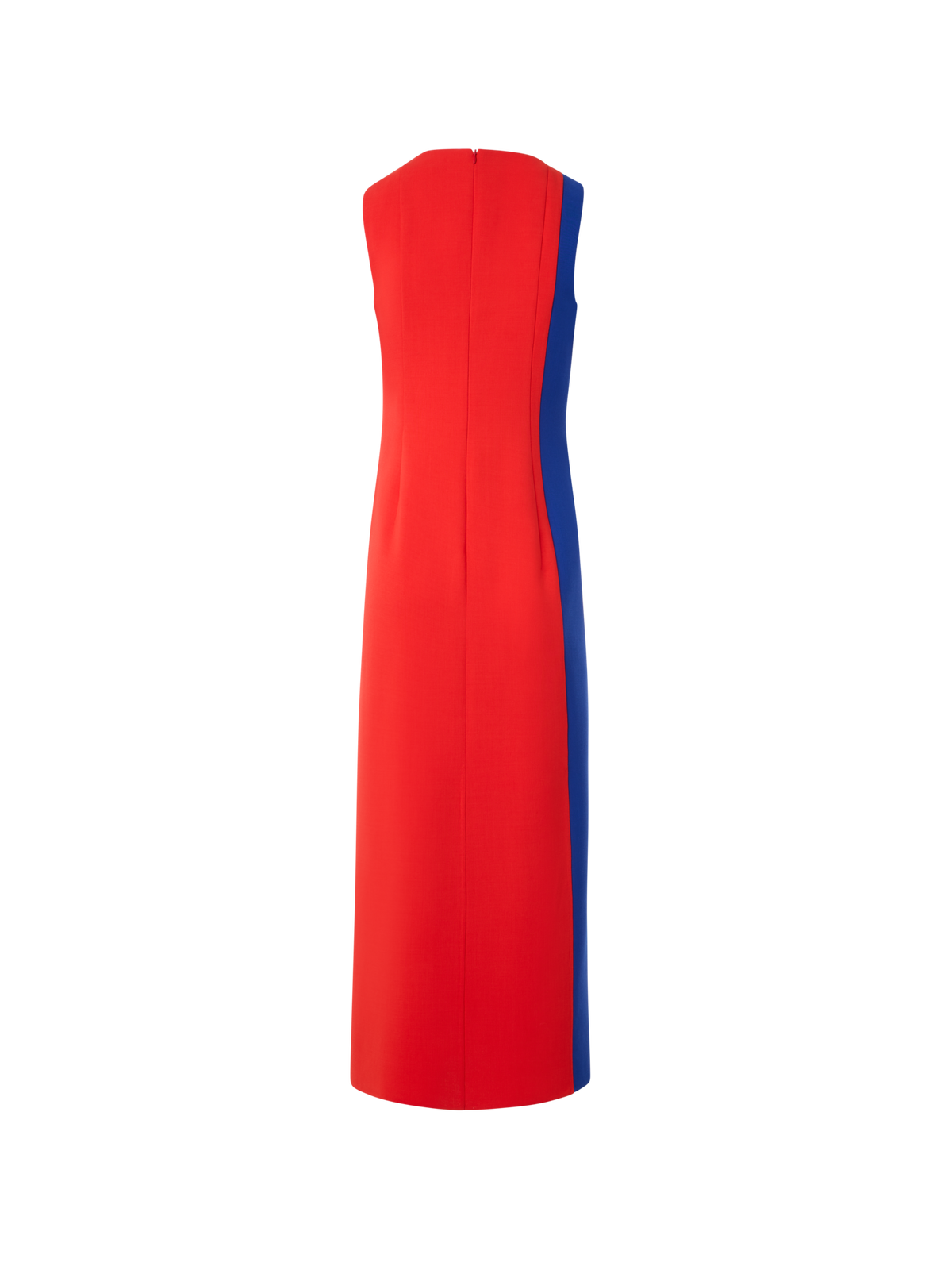 Designer Midi-Etuikleid mit Polygon-Patchwork - Bunt