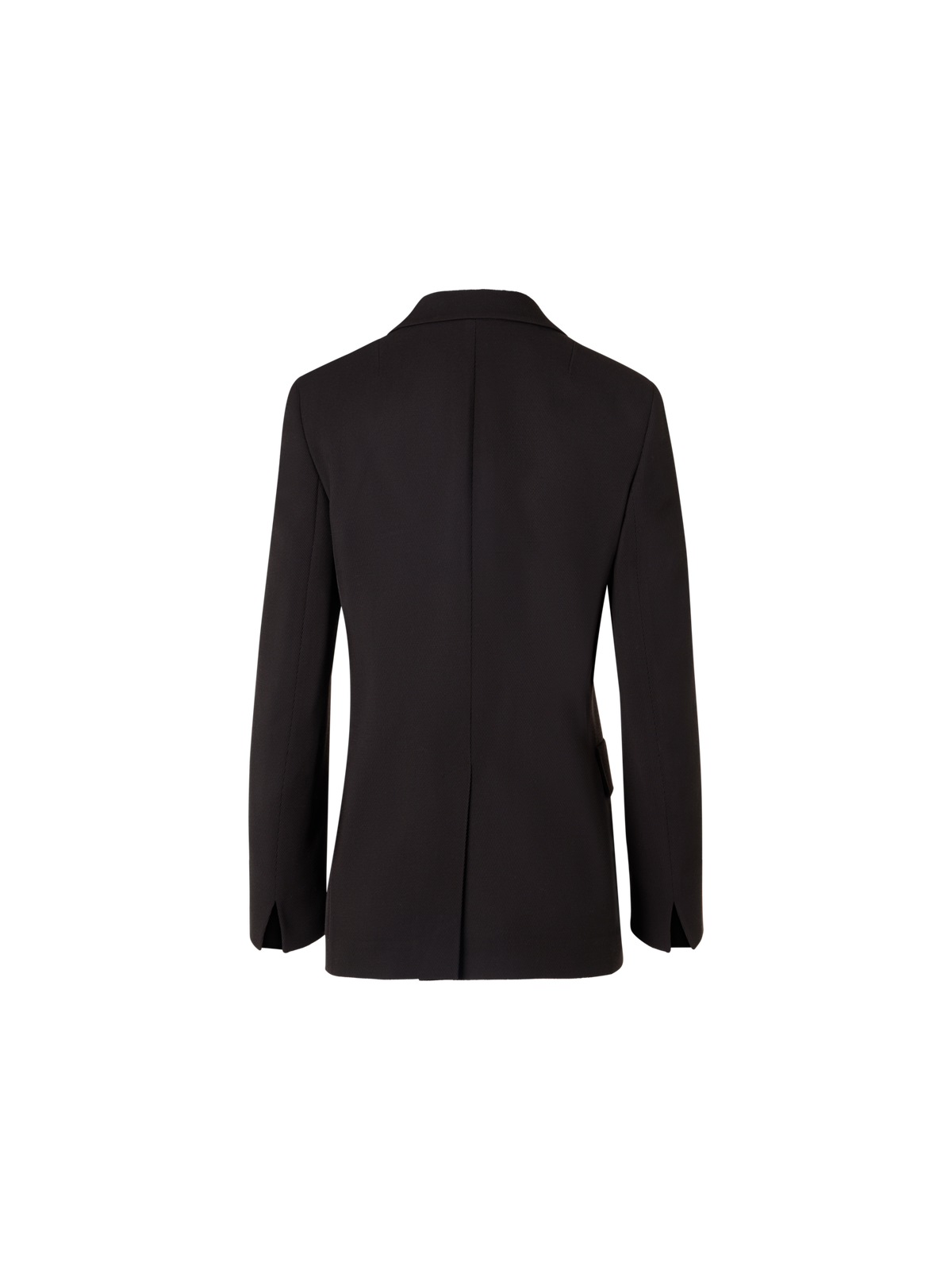 Designer Boyfriend-Blazer aus Woll-Tricotine - Braun