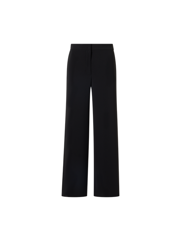 Designer Marlon Wide-Leg Hose - Schwarz