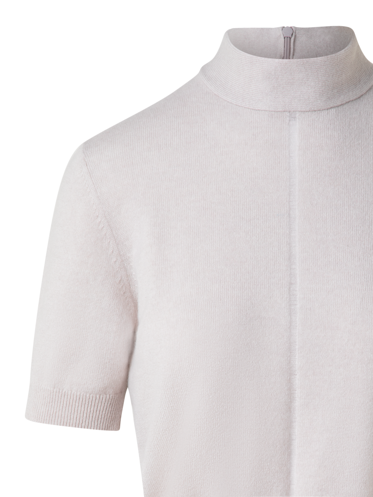 Designer Kaschmirpullover mit transparentem Streifen - Beige
