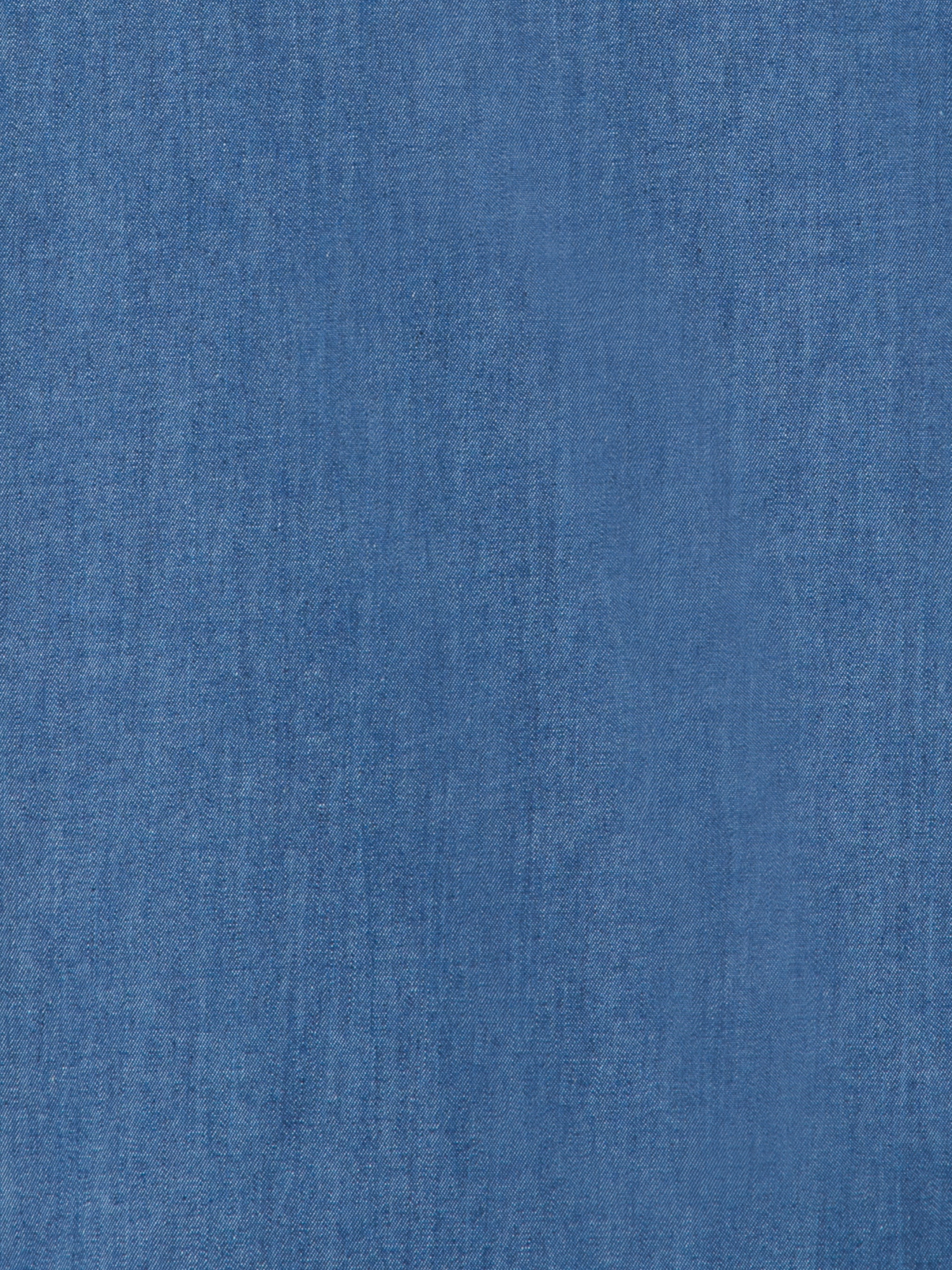 Designer Oversize Hemdbluse aus leichtem Baumwoll-Denim - Blau