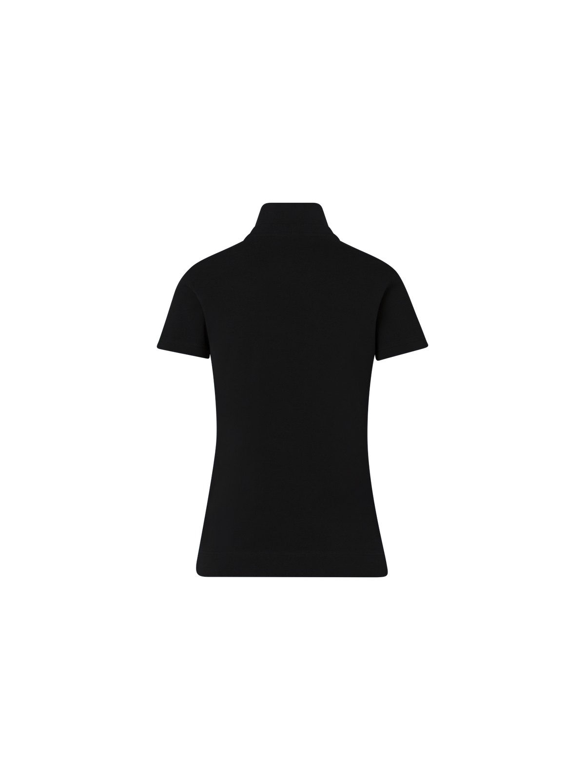 Designer Baumwoll-Poloshirt - Schwarz