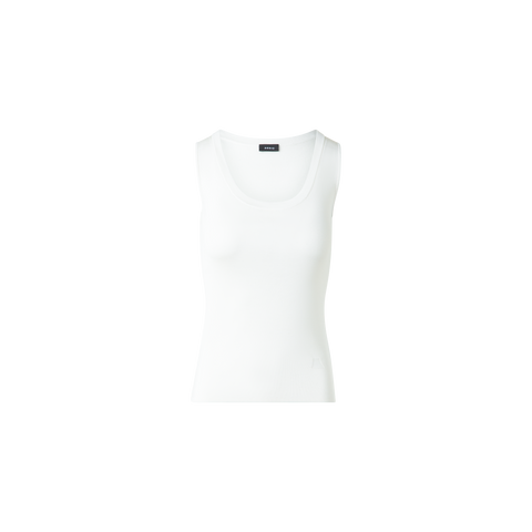 Strick-Tank-Top aus Seiden-Stretch