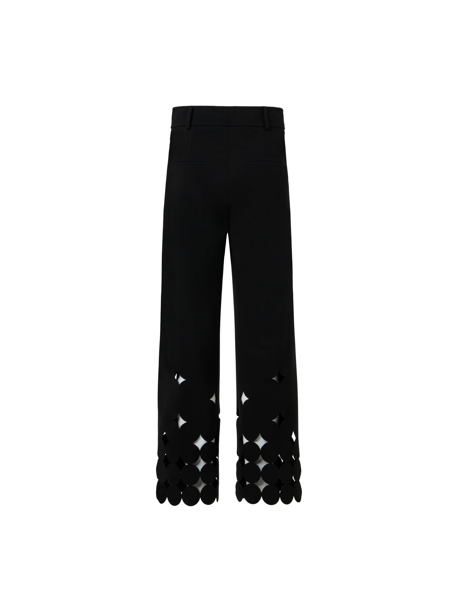 Designer Dropping Dot Cut-Out-Jerseyhose - Schwarz