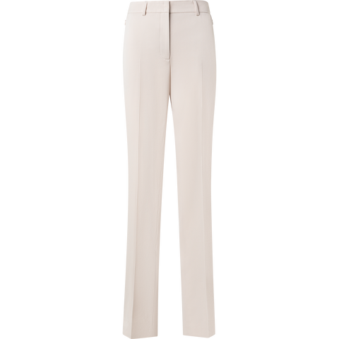 Straight Wool Gabardine Pants