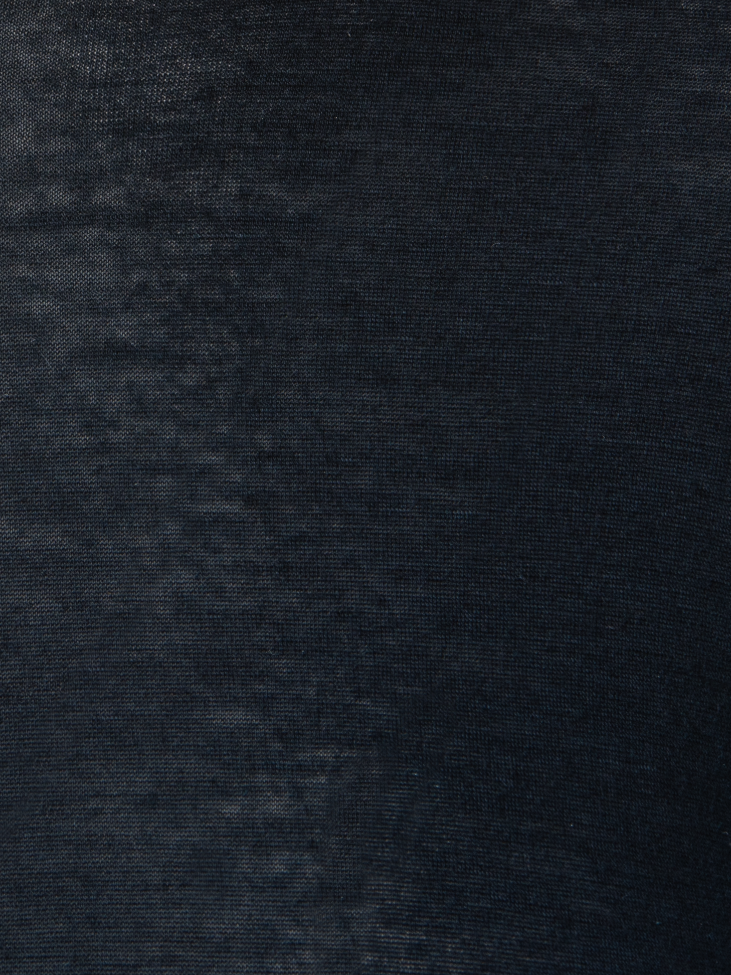 Designer Rollkragenpullover aus Kaschmir-Seiden-Jersey - Dunkelblau - Blau