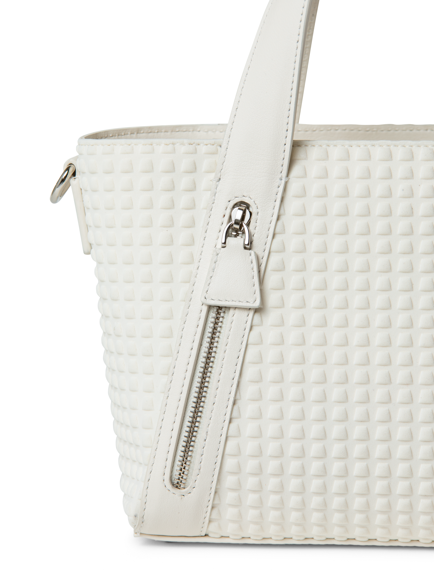 Designer Alexa Little Zip Top Handle Tote - Weiss