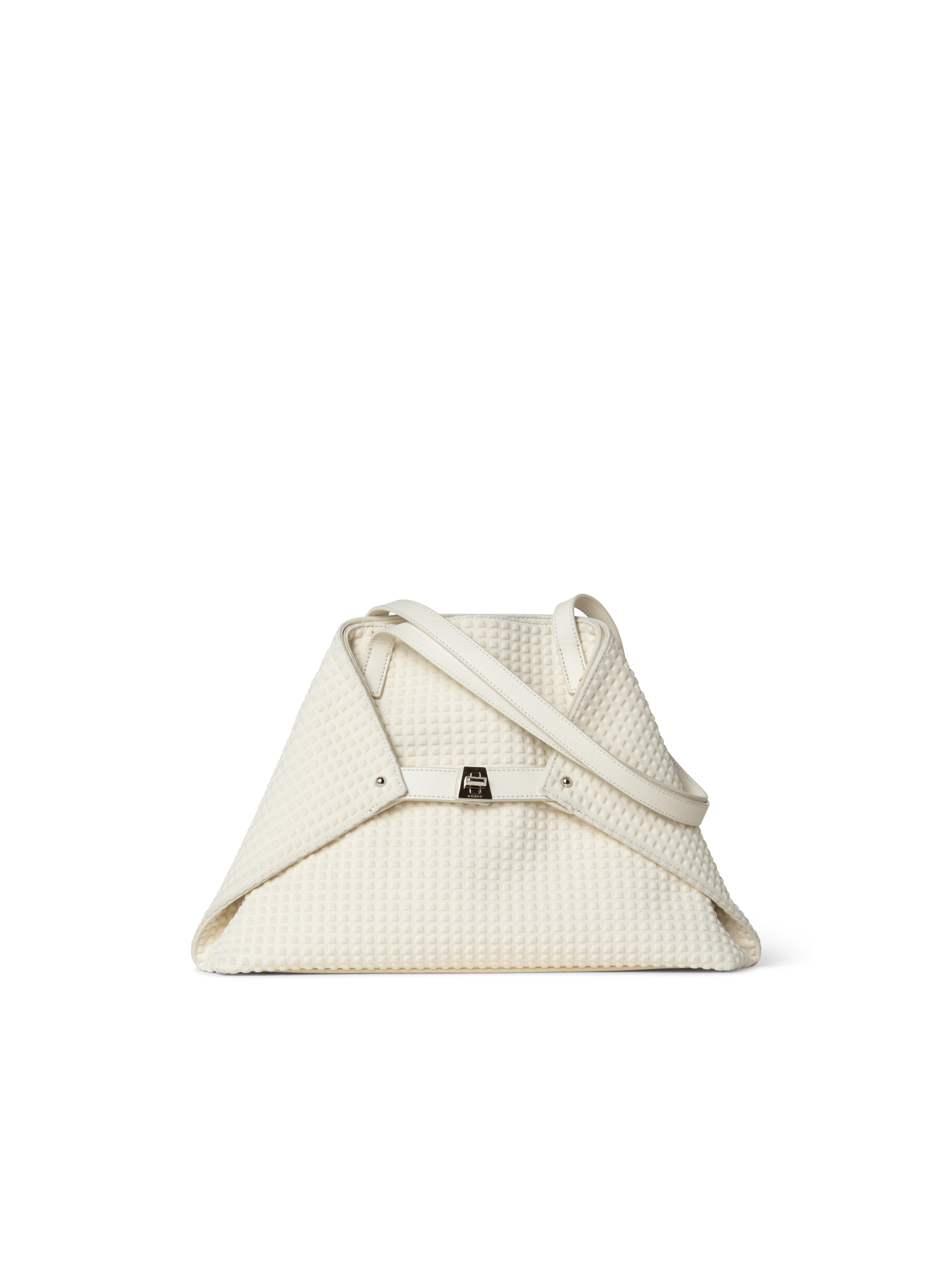 Designer Ai Small Shoulder Tote - Weiss