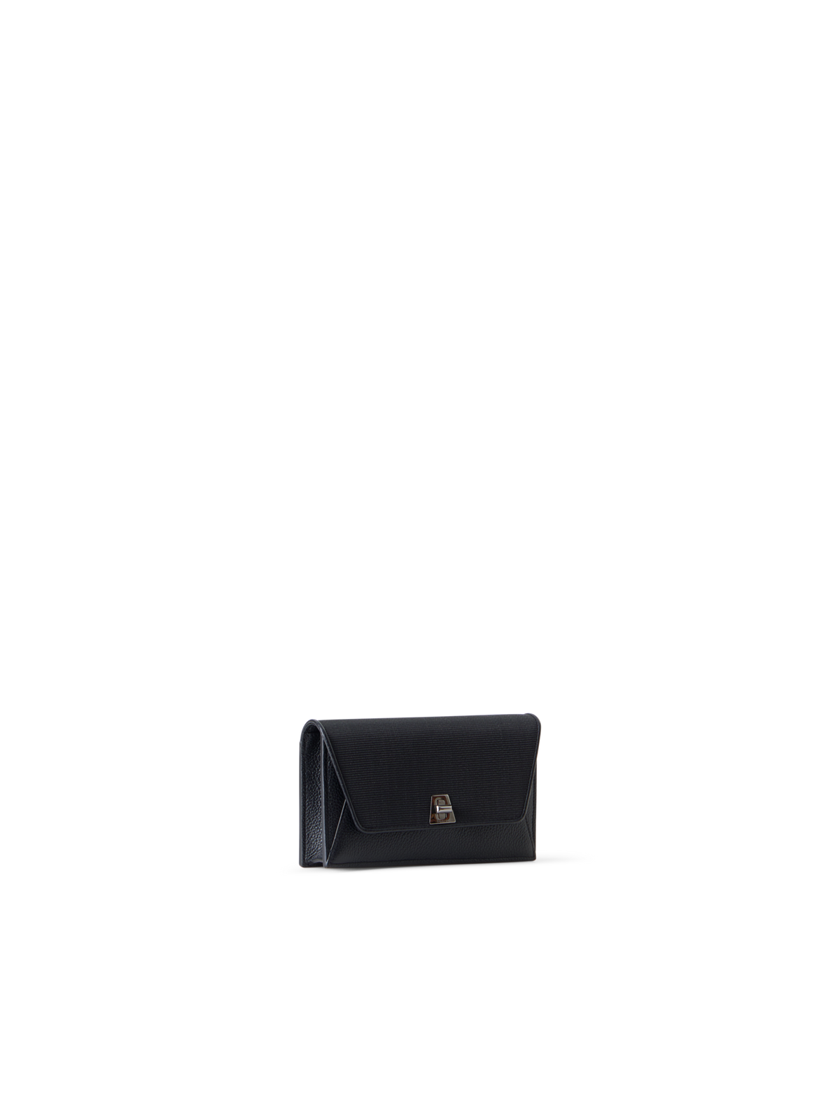 Designer Anouk Envelope Clutch mit Rosshaar-Überschlag - Schwarz