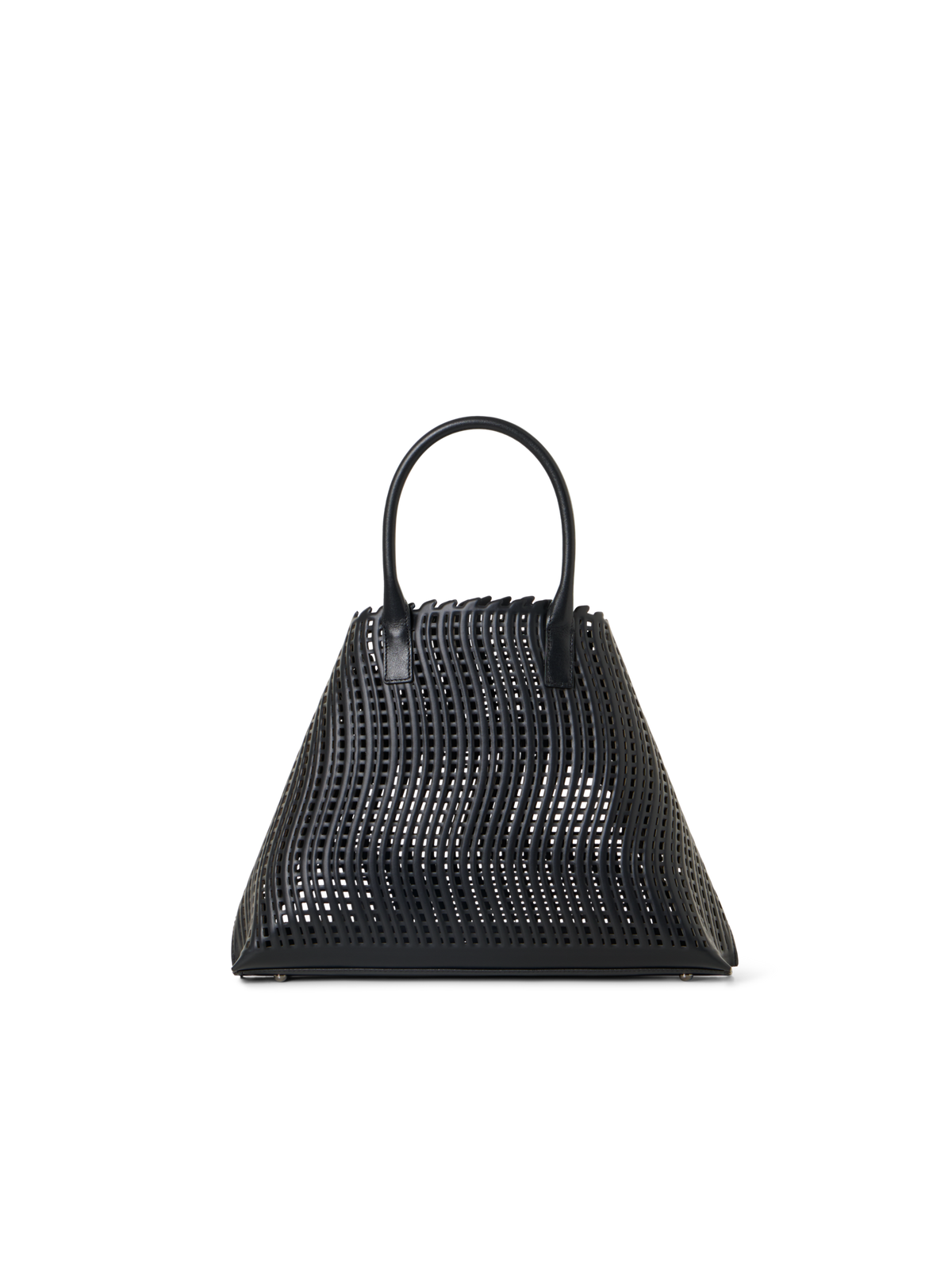 Designer Ai Small Top Handle Tote Bag - Schwarz