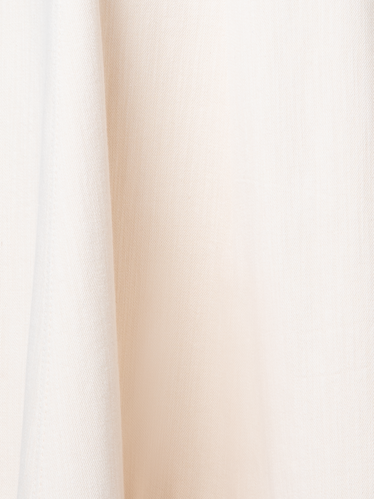 Designer Denim-Midirock mit Fransen - Beige