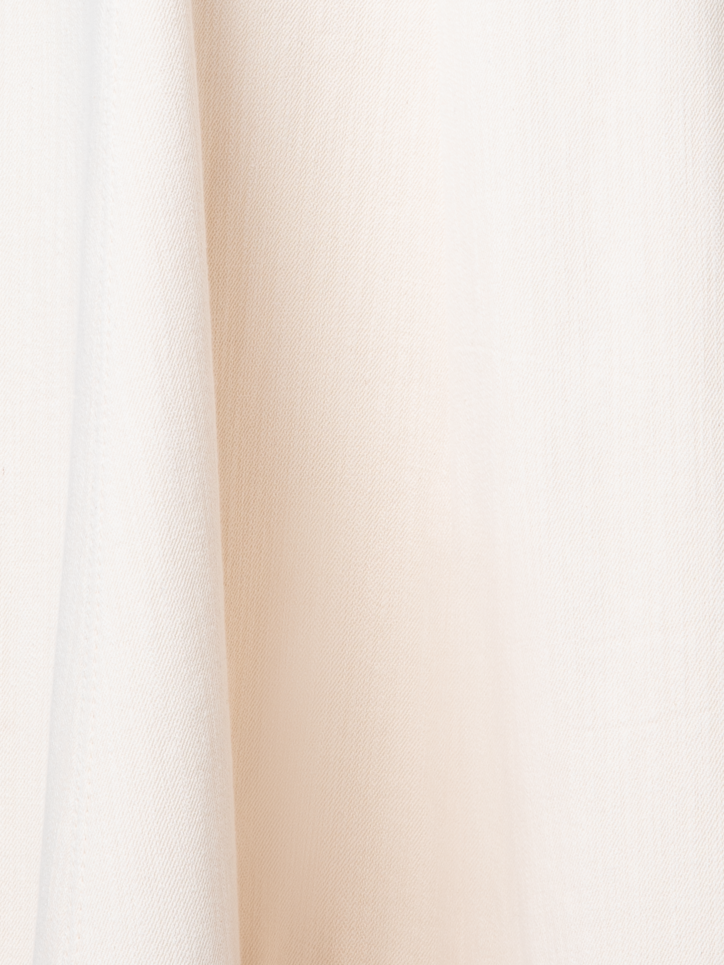 Designer Denim-Midirock mit Fransen - Beige