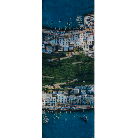 Kaschmirseidenschal mit Marina Grande Druck