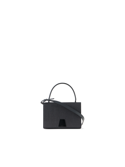 Designer Alice Small Top Handle Tasche - Schwarz
