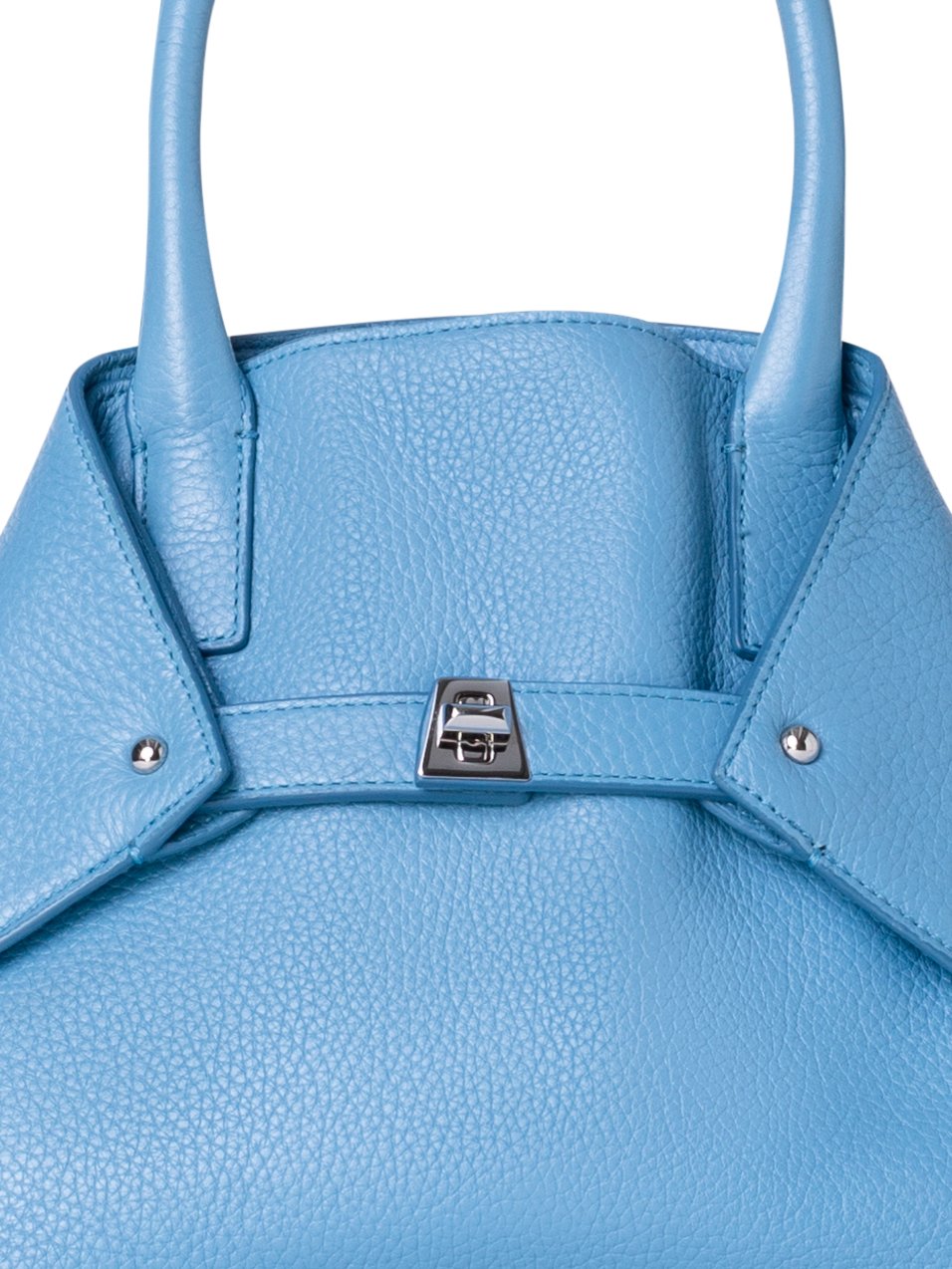Designer Ai Little Top Handle Tote - Blau