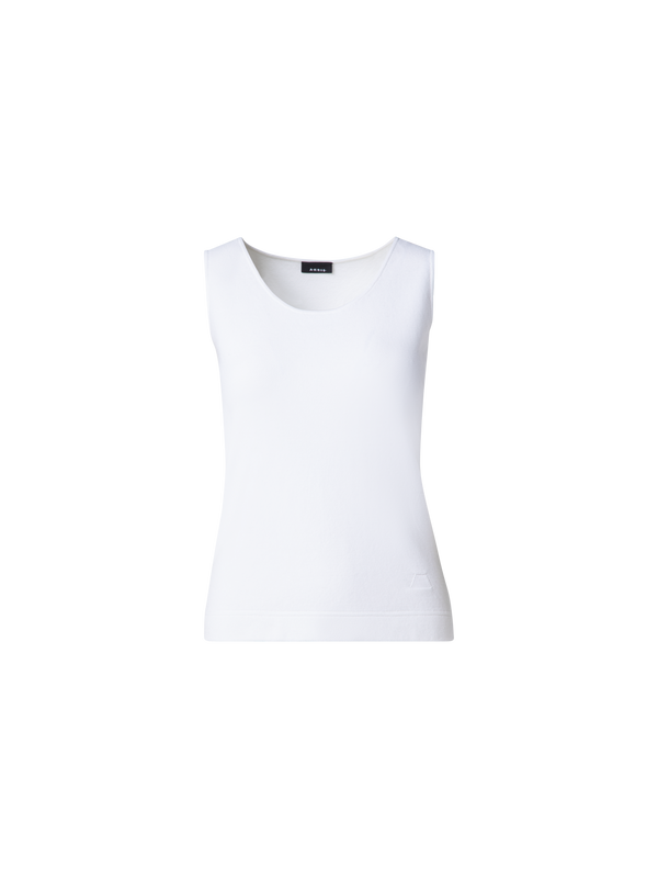 Designer Tank Top aus Baumwoll-Piqué