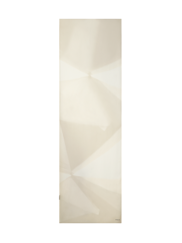 Designer Schal aus Baumwoll-Seide mit Chiaroscuro Druck - Grau - Beige