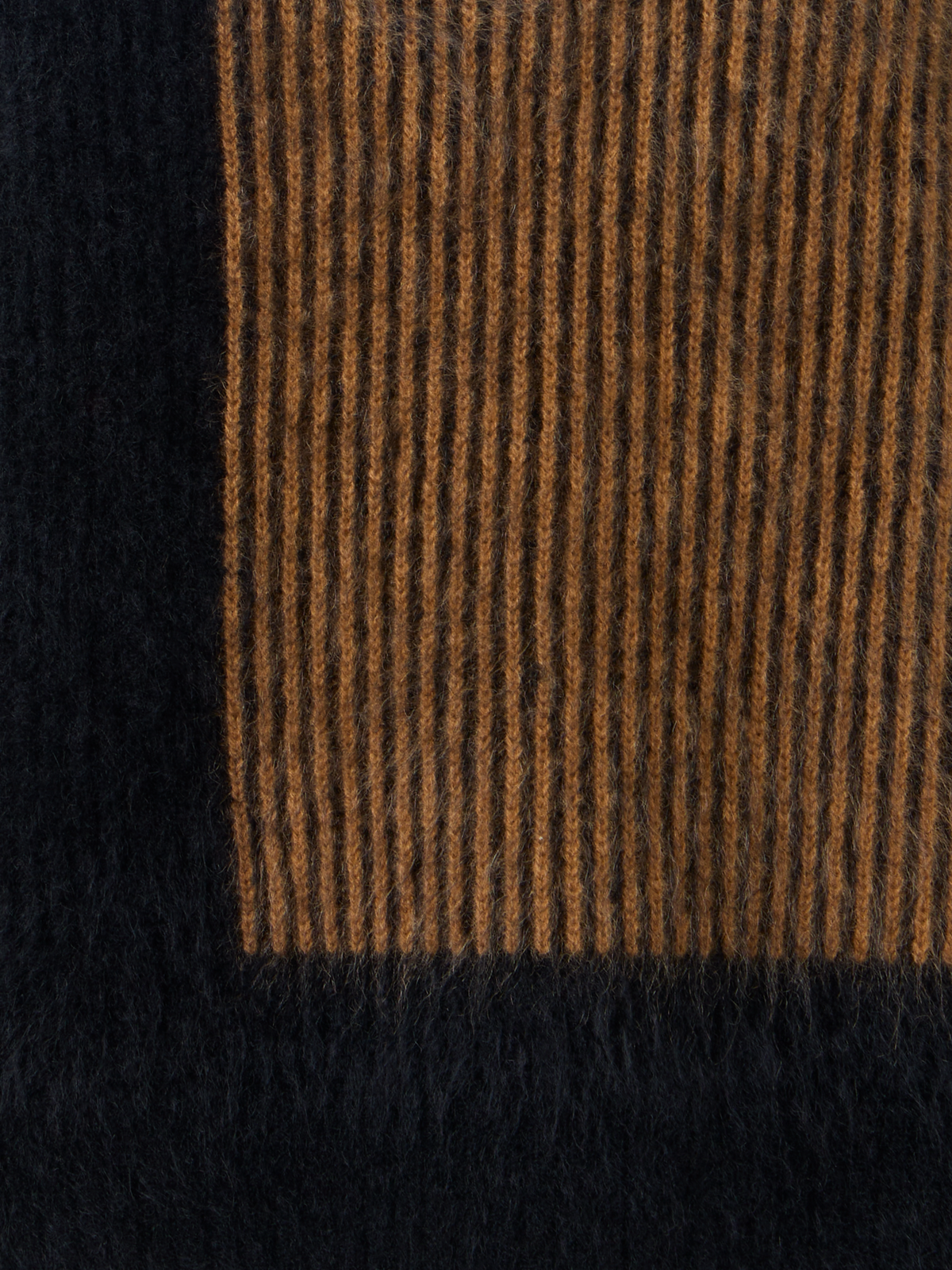 Designer Cloud Cashmere Pullover in Oro Lienzo Jacquard - Schwarz - Braun - Bunt