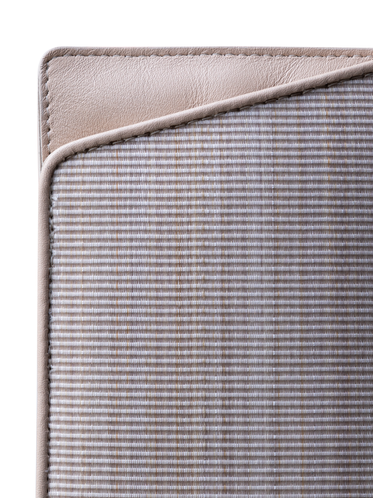 Designer Brillenetui aus Rosshaar und Leder - Beige