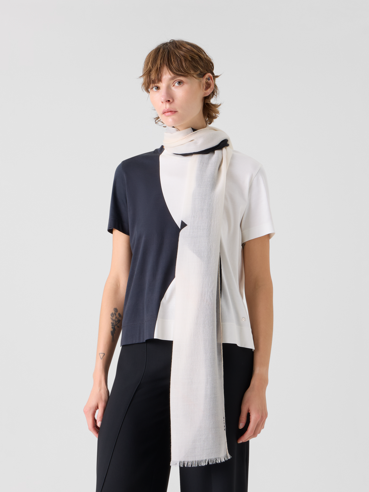 Designer Kaschmirschal mit Cloud-Druck - Bunt #editorial