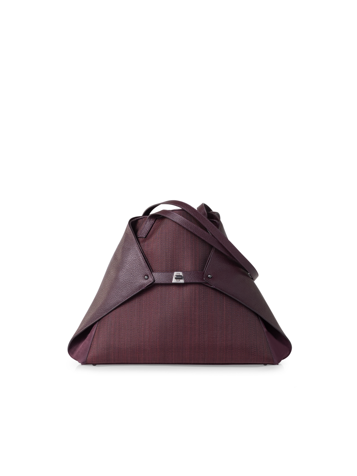 Designer Ai Medium Shoulder Tote - Violett - Weinrot - Rot