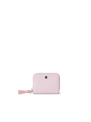 Designer Small Zip Around Wallet - Blau - Beige - Rot - Rosa