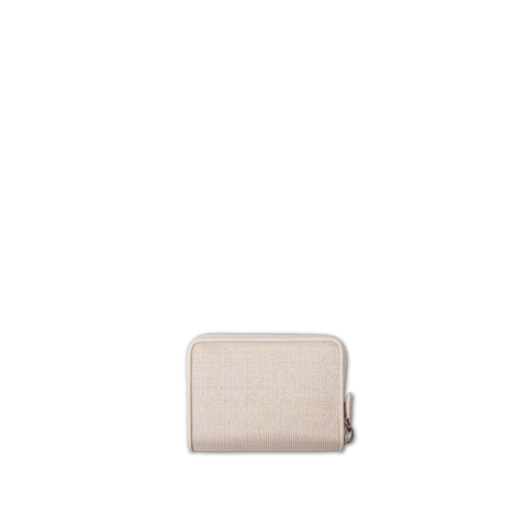 Kleines Portemonnaie aus Rosshaar mit Reissverschluss