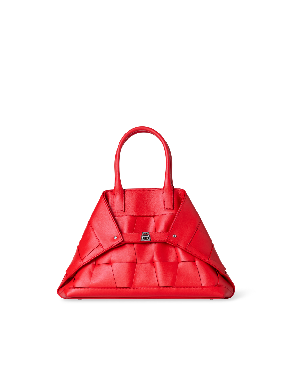 Designer Ai Small Top Handle Tote - Rot